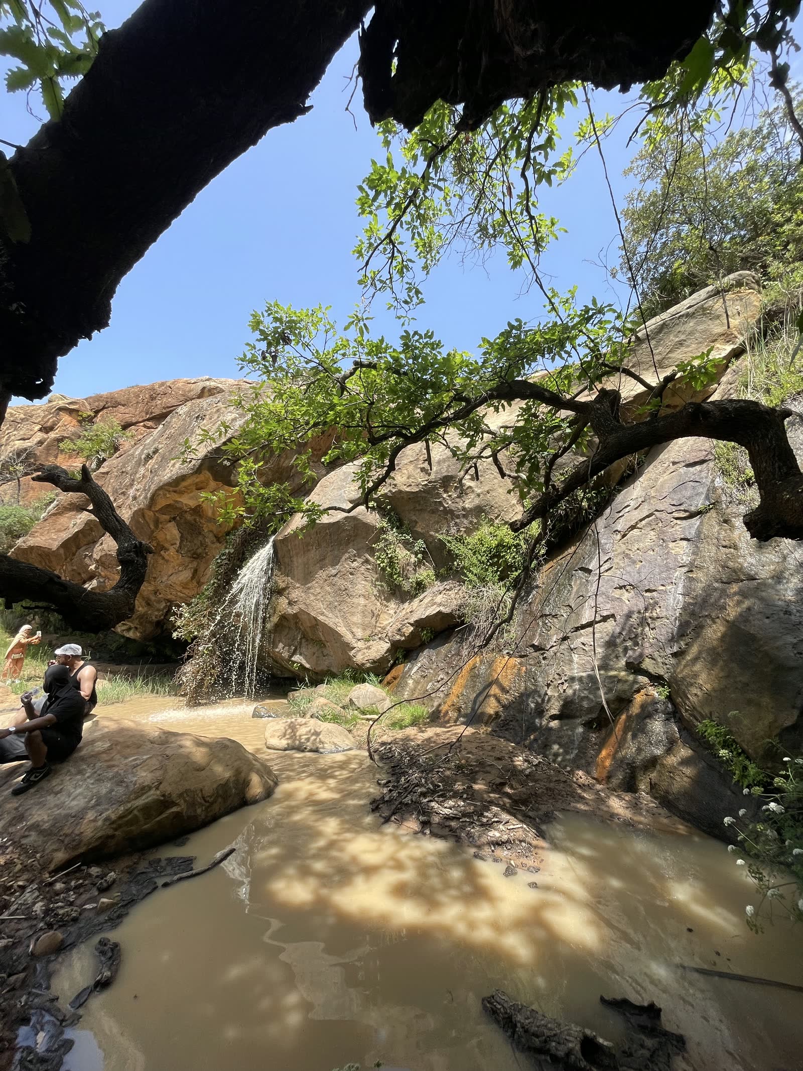 Pause à la cascade